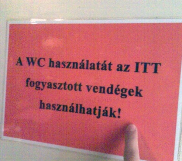 WC használata...
 
