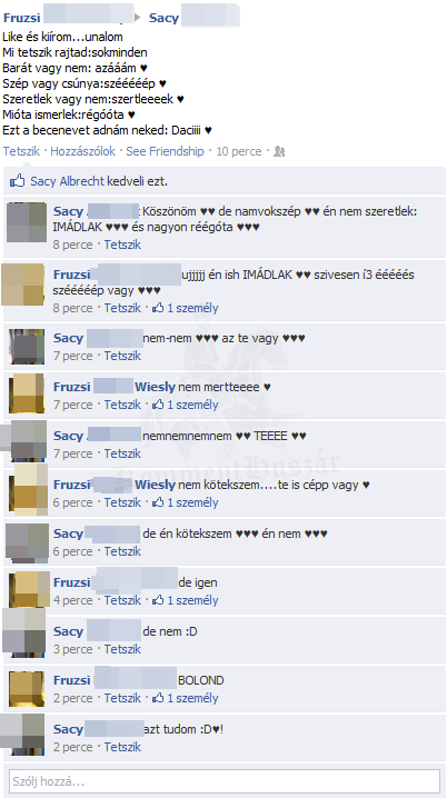 a legidegesítőbb dolog facebookon
 
