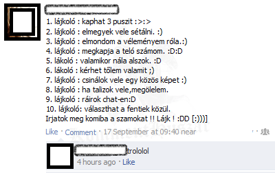 Like? Somebody? Anybody?
 
