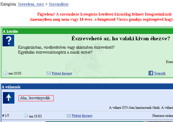 Észrevehető, ha ki vagy éhezve?
 

