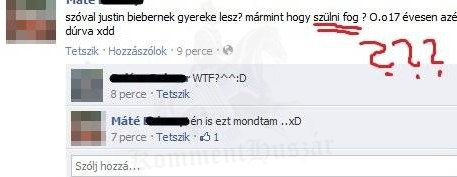 Justin Bieber gyereke
 
