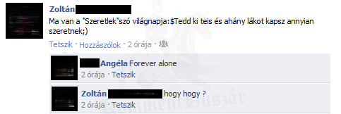 Forever alone!
 
