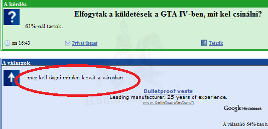 GTA 4 elfogyott küldetés...
 
