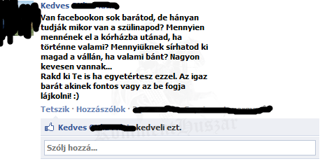 Az igaz barát lájkolni fogja
 
