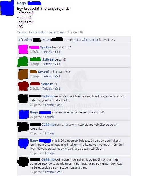 Egy kapcsolat 3 fő tényezője...
 
