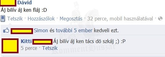 áj bilív áj ken fláj
 
