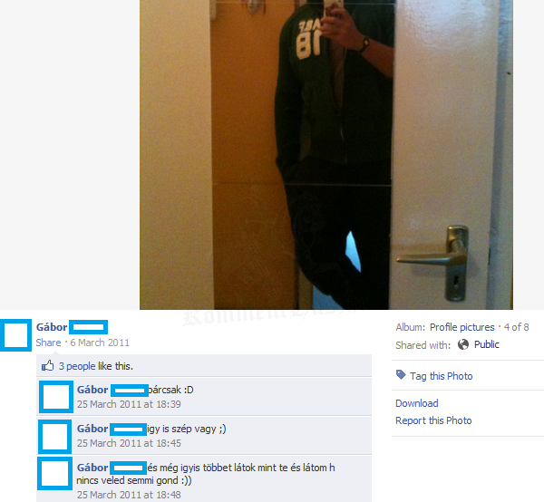 Legalább saját magának tetszik
 
