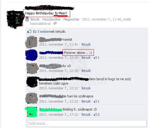 Forever alone
 
