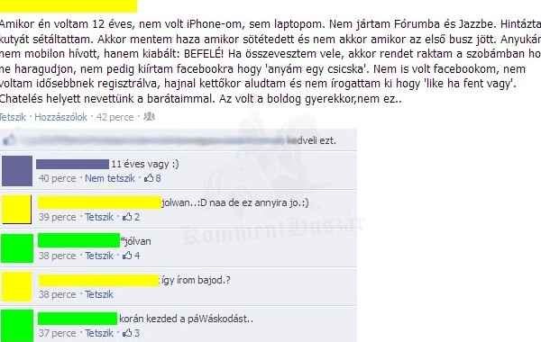 Amikor én voltam 12.. bocs 11
 
