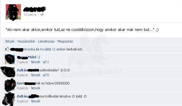 Székrekedés :)
 
