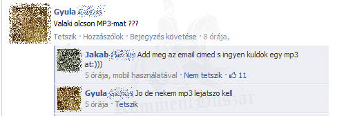 Mp3 olcsón :)
 
