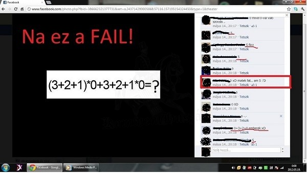 Ennyit a matekról! :D
 
