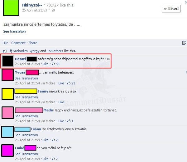 számunkra nincs értelmes folytatás. de .....
 
