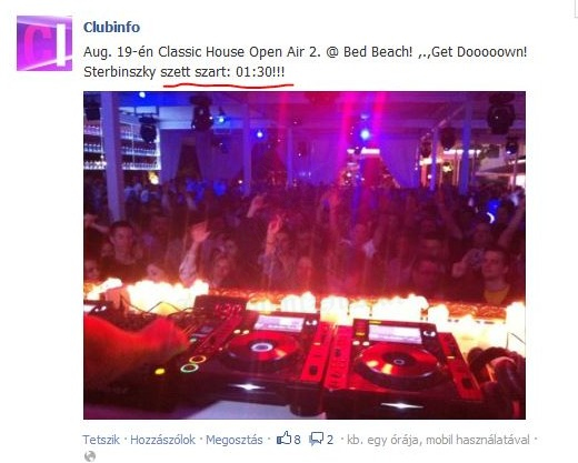 Sterbinszky 1:30-kor szart
 
